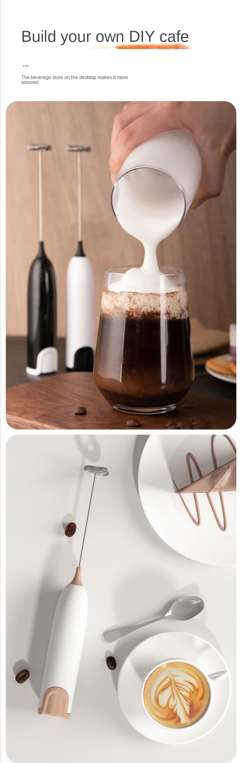 Pointbazzar™ Milk Frother Handheld