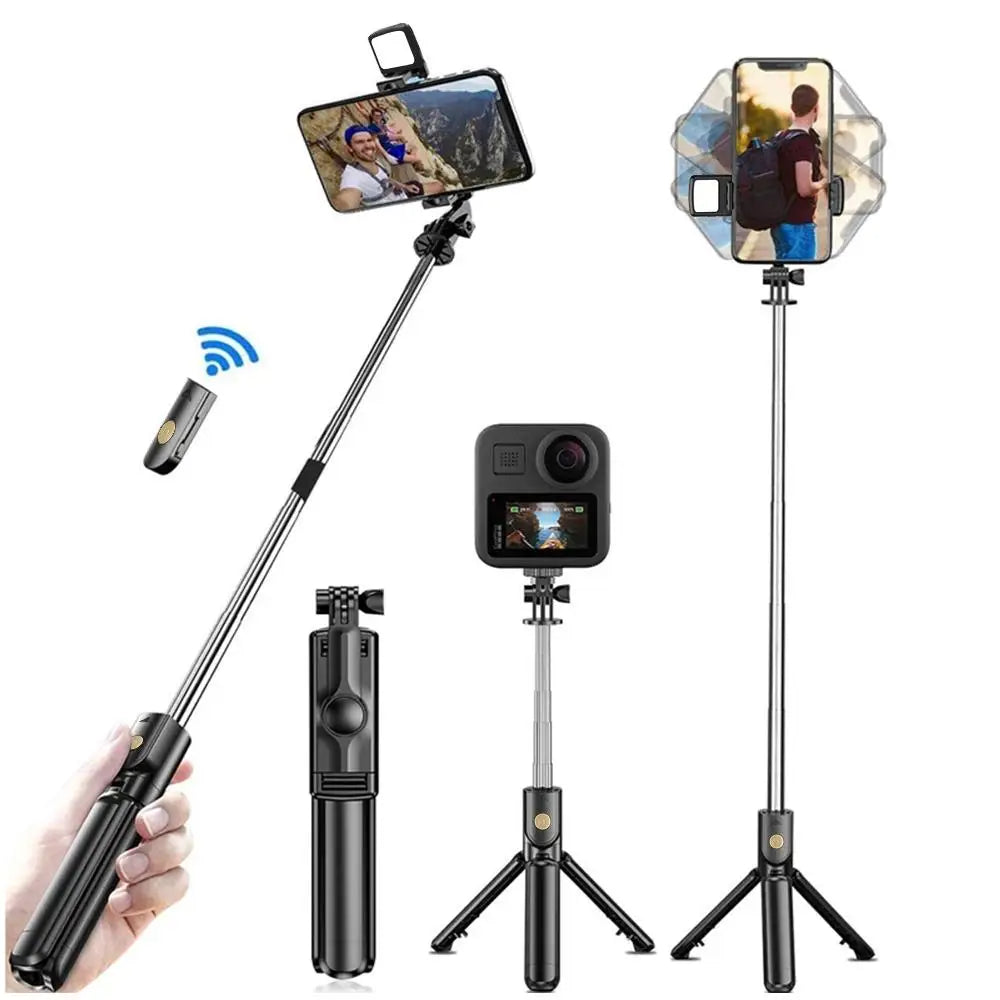 Pointbazzar™ Wireless Selfie Stick Tripod Stand with Bluetooth