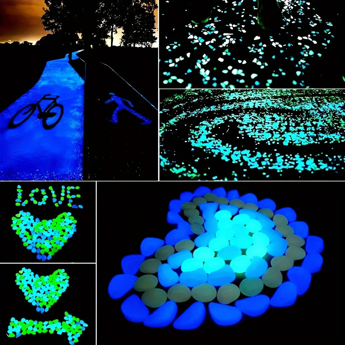 Pointbazzar™ Phosphorescent Pebbles