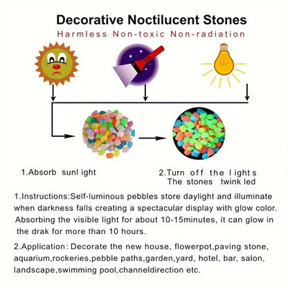 Pointbazzar™ Phosphorescent Pebbles