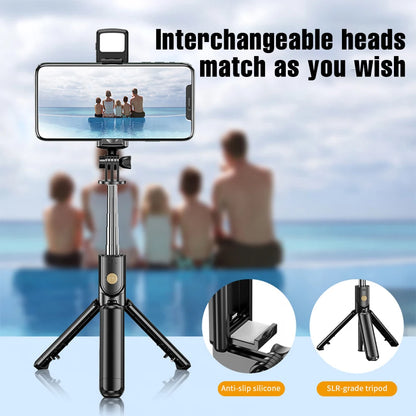 Pointbazzar™ Wireless Selfie Stick Tripod Stand with Bluetooth