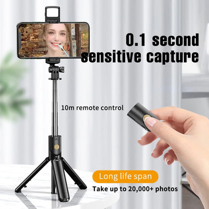 Pointbazzar™ Wireless Selfie Stick Tripod Stand with Bluetooth