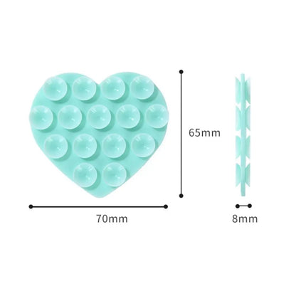 Pointbazzar™ Heart-shape Sucker Support Silicone